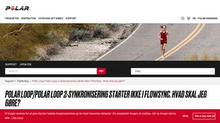 
                            11. Polar Loop/Polar Loop 2-synkronisering starter ikke i FlowSync. Hvad ...