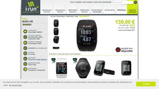 
                            6. Polar M400 HR pas cher - Electronique running Cardio-Gps en promo