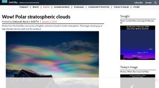 
                            10. Polar Stratospheric Clouds | Earth | EarthSky