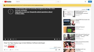 
                            9. Polar Tec-Tipp: Display Logo mit der WebSync Software übertragen ...