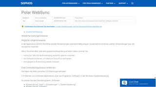 
                            10. Polar WebSync - Viruses and Spyware - Erkennen und Entfernen von ...