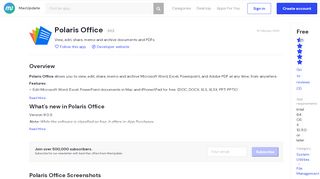 
                            4. Polaris Office 8.4.01 free download for Mac | MacUpdate