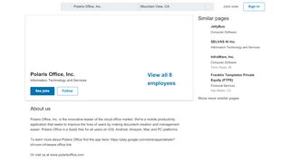 
                            9. Polaris Office, Inc. | LinkedIn