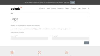 
                            3. Polaris UK Ltd - Login Site