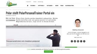 
                            5. PolarPersonalTrainer Portal wird geschlossen - Tracker werden nutzlos