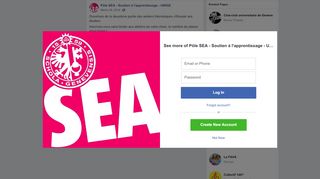 
                            12. Pôle SEA - Soutien à l'apprentissage - UNIGE - Facebook