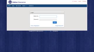 
                            2. Police Clearance - Log In - Bangladesh Police