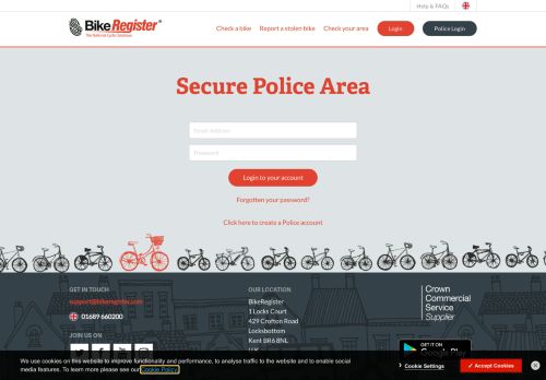 
                            10. Police Login | BikeRegister