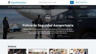 
                            2. Policía de Seguridad Aeroportuaria (PSA) | Argentina.gob.ar
