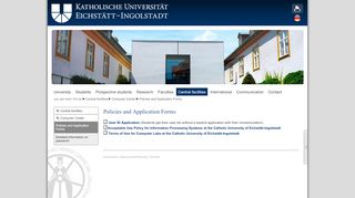 
                            2. Policies and Application Forms - Katholische Universität Eichstätt ...