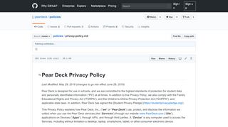 
                            8. policies/privacy-policy.md at master · peardeck/policies · GitHub