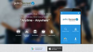 
                            8. Policy Bazaar | Mobile