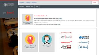 
                            13. PoliformaT : English : Overview - UPV