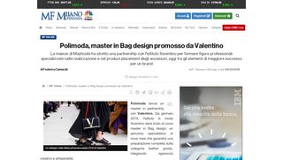 
                            12. Polimoda, master in Bag design promosso da Valentino ...