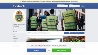 
                            4. Polisen Stockholm - Volontärer - Startsida | Facebook