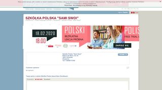 
                            13. Polish language courses – Szkółka Polska 