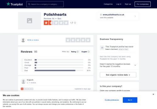 
                            12. Polishhearts Reviews | Read Customer Service Reviews of www ...