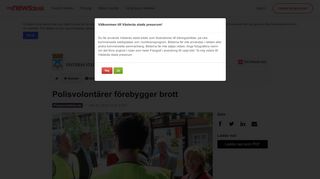 
                            12. Polisvolontärer förebygger brott - Västerås stad - Mynewsdesk