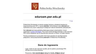 
                            6. Politechnika Wrocławska - sieć eduroam