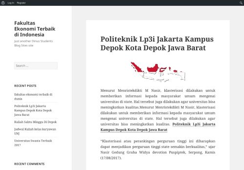
                            9. Politeknik Lp3i Jakarta Kampus Depok Kota Depok Jawa Barat ...