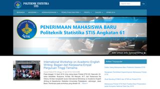 
                            3. Politeknik Statistika STIS