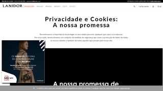 
                            4. Política de Privacidade - LANIDOR.COM - Shop Online