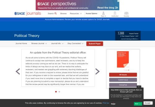 
                            8. Political Theory: SAGE Journals