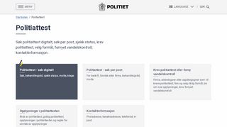 
                            3. Politiet.no - Politiattest