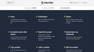 
                            2. Politiet.no - Politiet