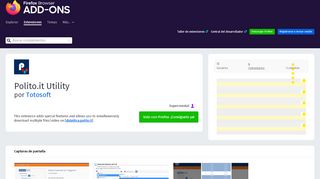 
                            2. Polito.it Utility – Get this Extension for ? Firefox (es) - Firefox Add-ons