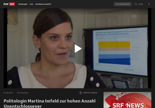 
                            11. Politologin Martina Imfeld zur hohen Anzahl Unentschlossener - TV ...