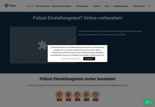 
                            2. ᐅ Polizei Einstellungstest online üben und bestehen!