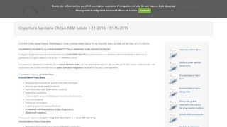 
                            11. Polizza Sanitaria 2016 - 2019 RBM Salute - Cassa notariato