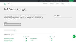 
                            8. Polk Customer Logins | IHS Markit