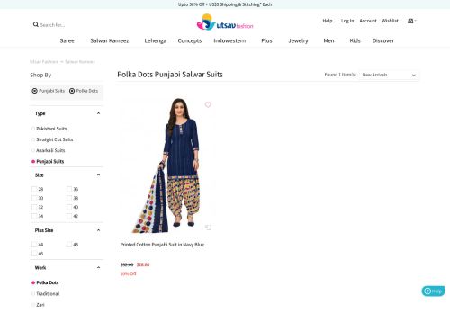 
                            10. Polka Dots - Punjabi Suits - Salwar Suits: Buy Latest Salwar Kameez ...