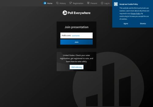 
                            4. Poll Everywhere - Audience Participation Site
