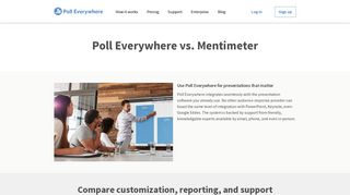 
                            10. Poll Everywhere vs. Mentimeter | Poll Everywhere