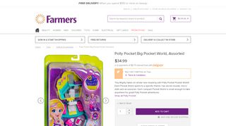 
                            11. Polly Pocket Big Pocket World, Assorted - Dolls & Accessories - Farmers