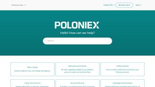 
                            5. Poloniex - Crypto Asset Exchange - Support