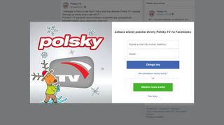
                            10. Polsky.TV - „Telewizja za free na całe lato!!! Tylko teraz... | Facebook