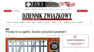 
                            7. Polsky.tv w sądzie. Koniec pirackich praktyk? | Dziennik Związkowy