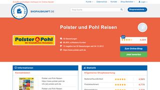 
                            7. Polster und Pohl Reisen: Erfahrungen, Bewertungen, Meinungen