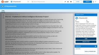 
                            8. POLY AI – PolyNetwork Artificial Intelligence Blockchain Project ...