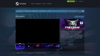 
                            8. POLYBIUS on Steam