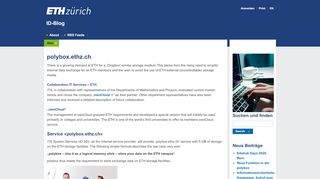 
                            5. polybox.ethz.ch – ID-Blog - ETH Weblog Service - ETH Zürich