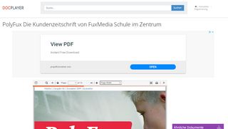
                            10. PolyFux Die Kundenzeitschrift von FuxMedia Schule im Zentrum - PDF