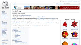 
                            13. Polyhedron - Wikipedia