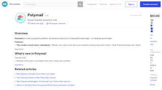 
                            5. Polymail 2.1.1 free download for Mac | MacUpdate