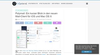 
                            9. Polymail: Ein kurzer Blick in den neuen Mail-Client für iOS und Mac ...