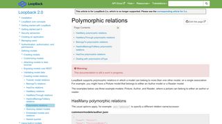 
                            2. Polymorphic relations | LoopBack Documentation
